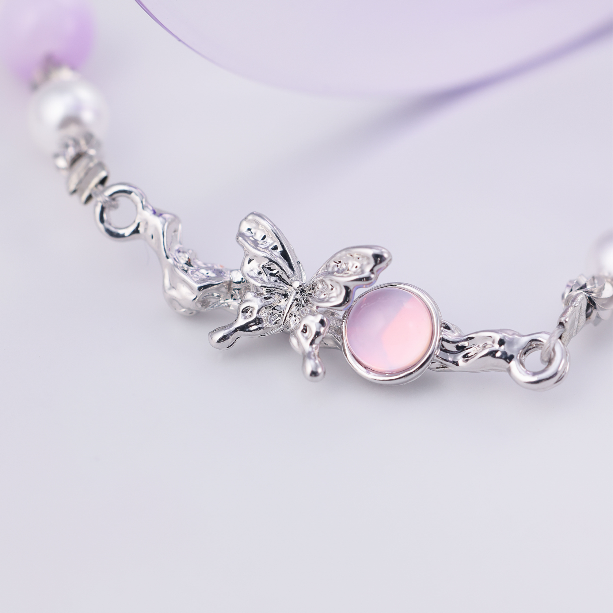 Purple Butterfly Fantasy Bracelet SAB004