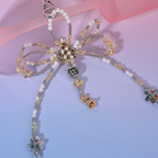 Silver Christmas style bag hanging MAB139-G