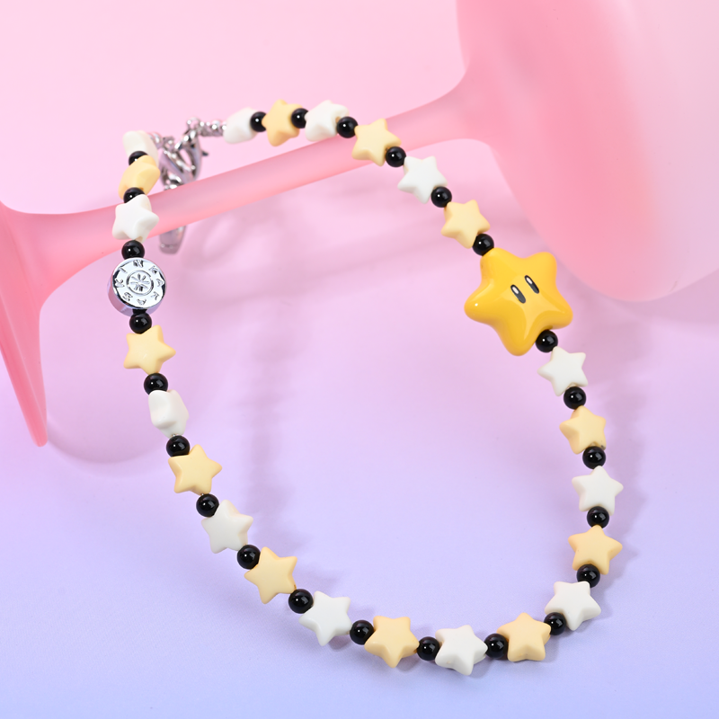 Acrylic star yellow MAB095-A