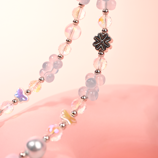 Grey Blue Pearl Bracelet QAB136
