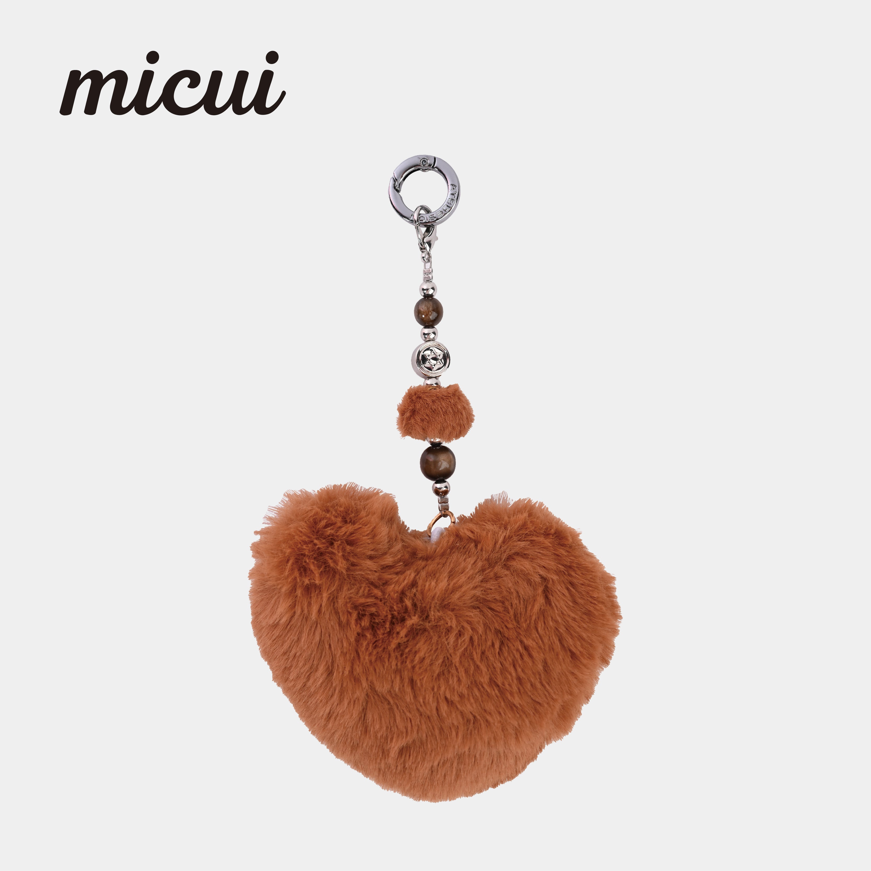 Caramel heart-shaped bag hanging	MAB101-I