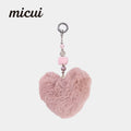 Pink heart-shaped bag hanging MAB103-I