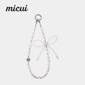 White bow bracelet MAB099-E
