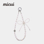 White bow bracelet MAB099-E