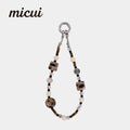 Tiger eye stone leopard pattern	MAB108-C