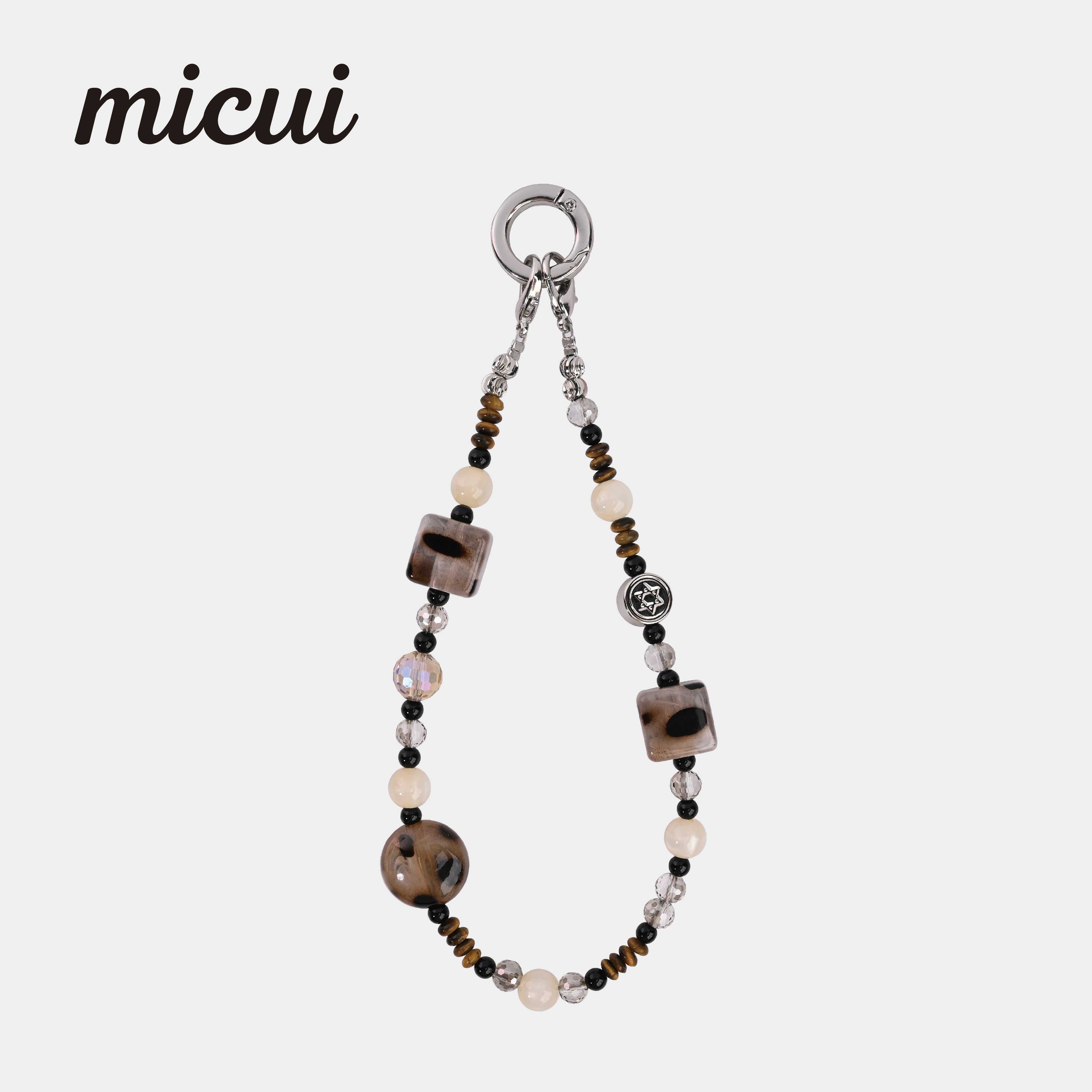 Tiger eye stone leopard pattern	MAB108-C