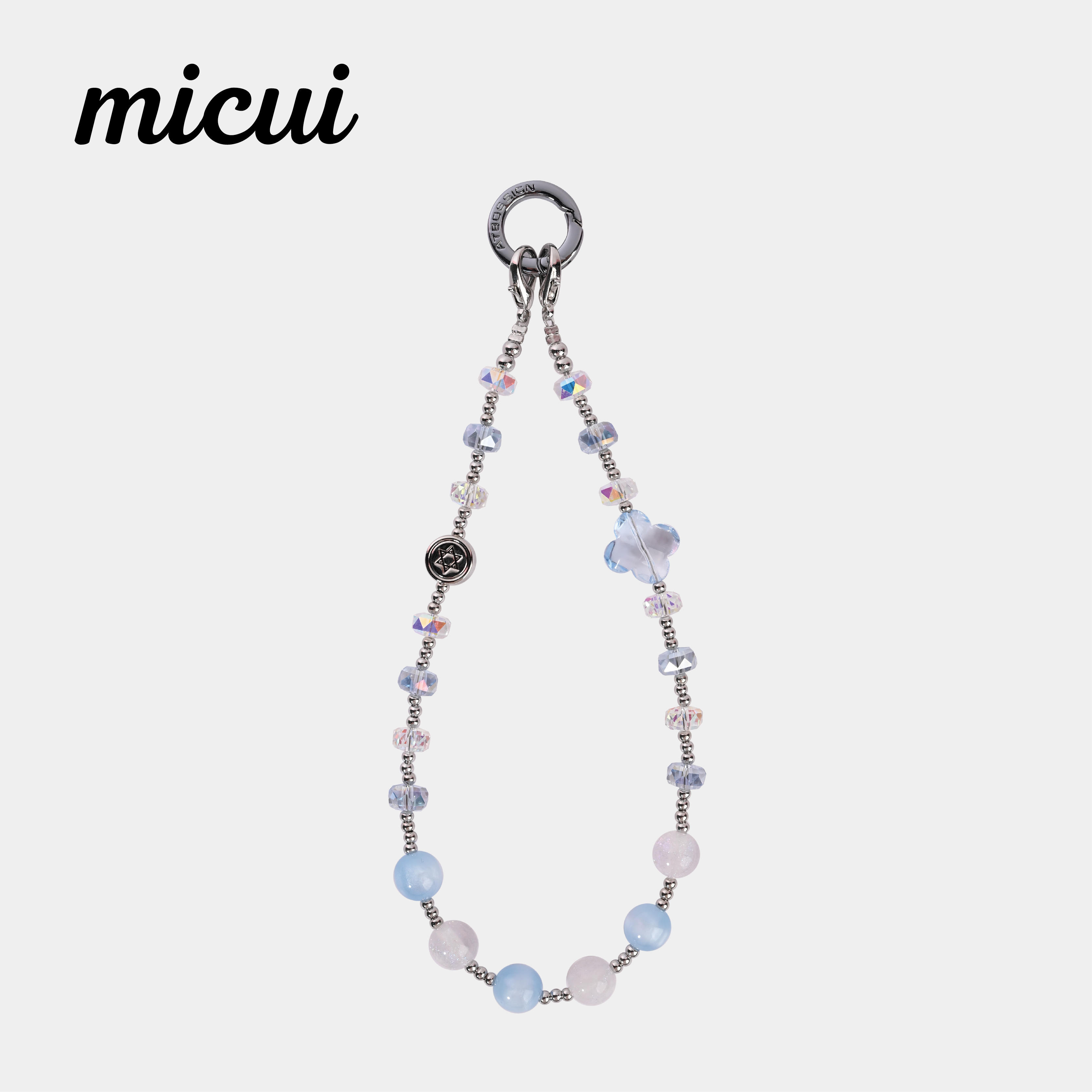 Blue Cat Eye Crystal MAB116-C