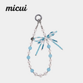 Lake Blue Sparkling Butterfly Knot MAB115-F