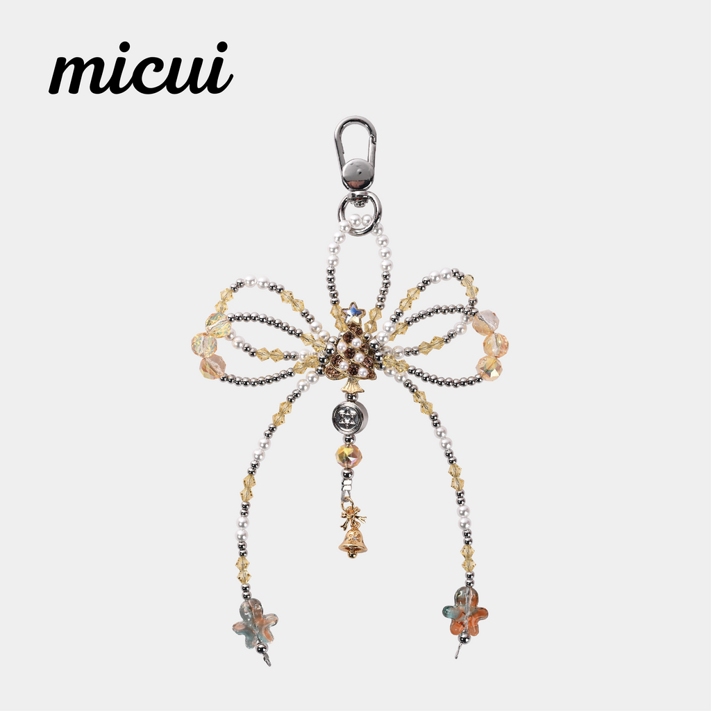 Silver Christmas style bag hanging MAB139-G