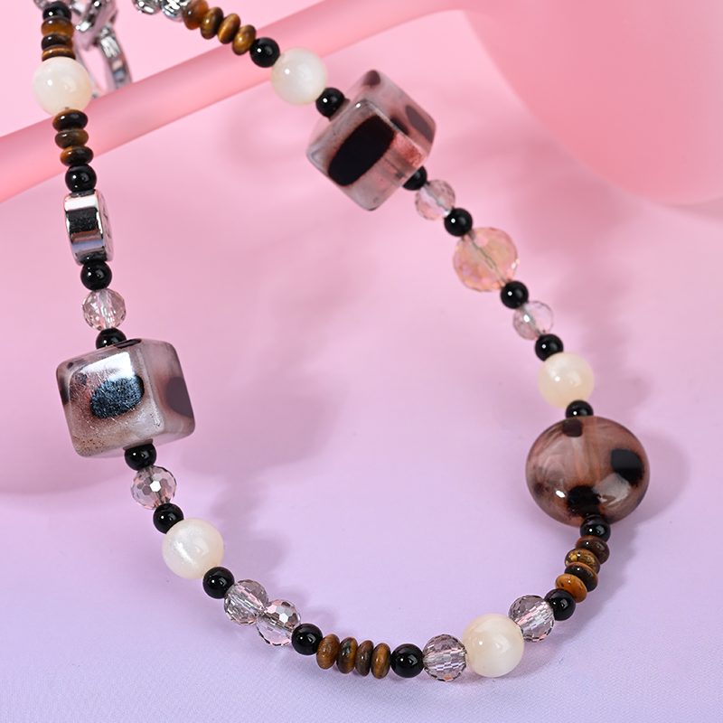 Tiger eye stone leopard pattern	MAB108-C
