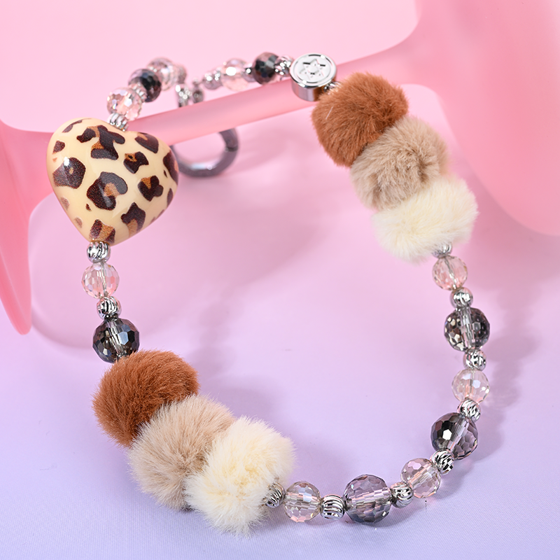 Leopard print plush ball MAB110-D