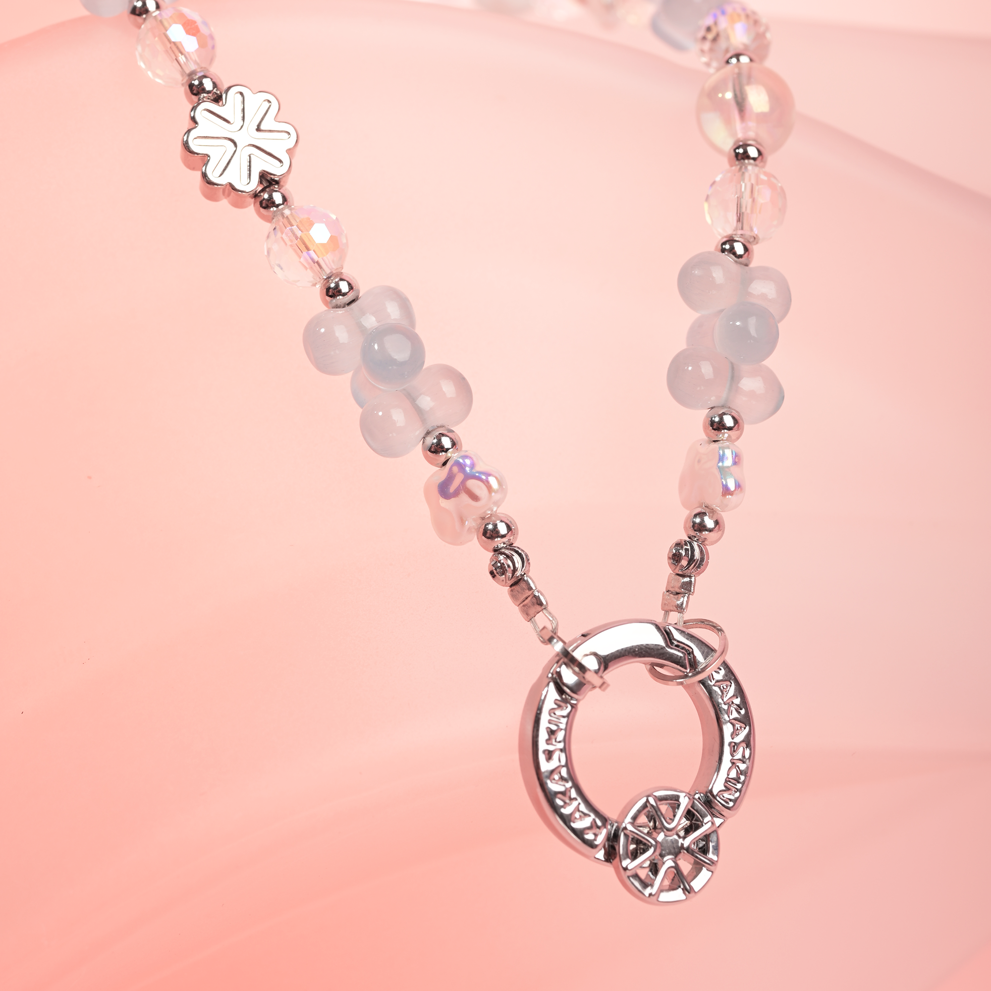 Grey Blue Pearl Bracelet-QAB136