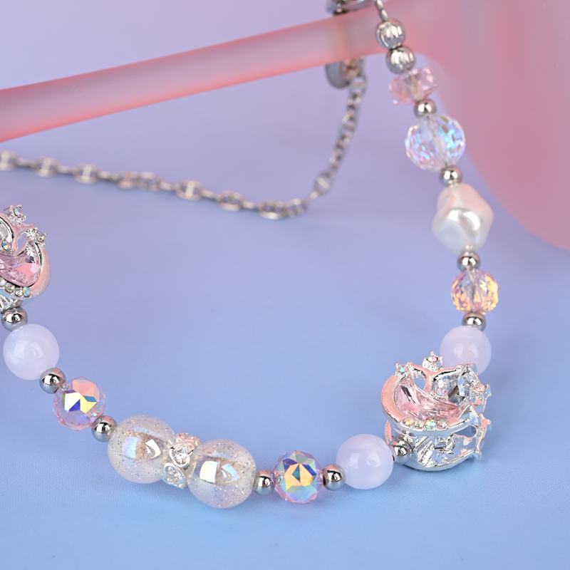 Adjustable multi-purpose pink long chain	MAB133-H