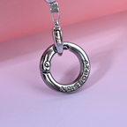 Khaki heart-shaped bag hanging MAB100-I