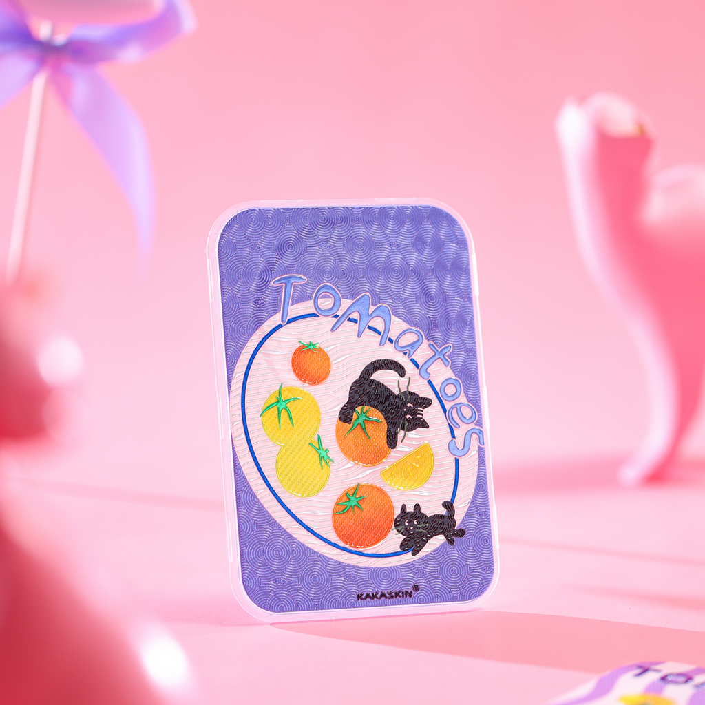 Tomato Black Cat Bowl Magnetic Backboard-QCP012