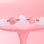 Pink and white heart	MAB088-B
