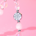 Pink Crystal Butterfly Chain-QAB191