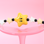 Acrylic star yellow MAB095-A