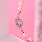 Pink ball flower wreath-QAB189