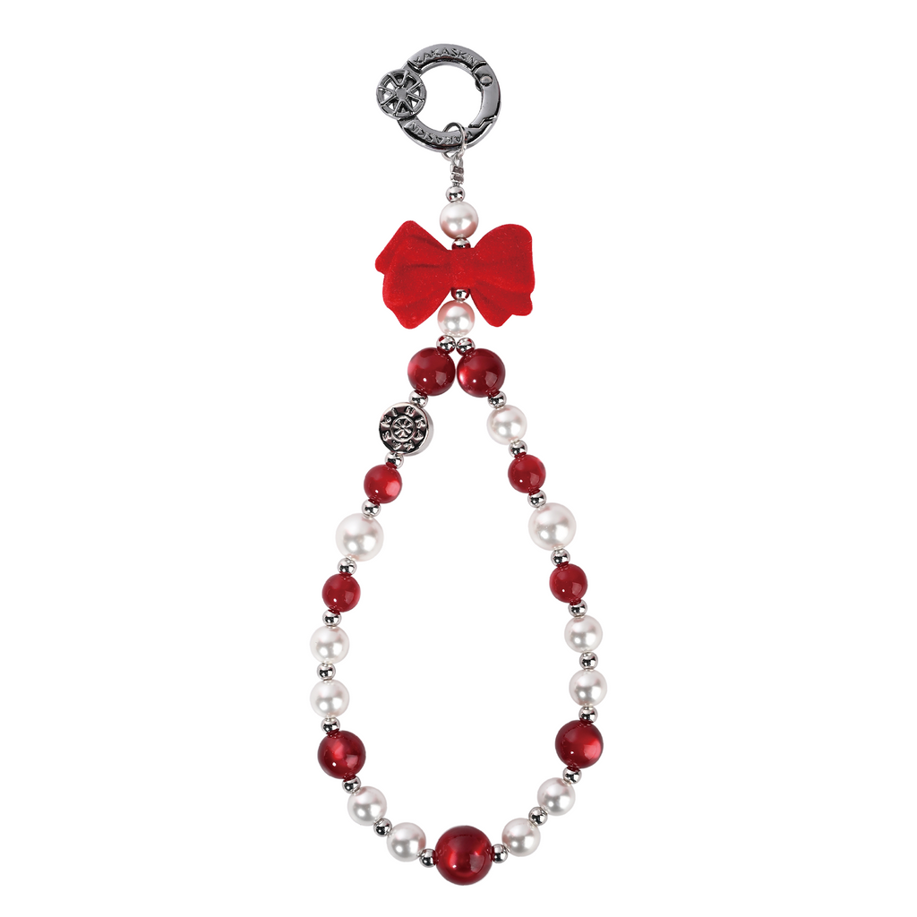 Red bow single hanging QAB202