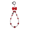 Red bow single hanging QAB202