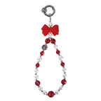 Red bow single hanging QAB202