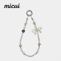 Transparent green bow MAB059-D