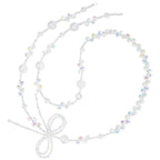 Dreamy Pearl Bow Long Chain-QAB149