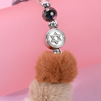 Leopard print plush ball MAB110-D