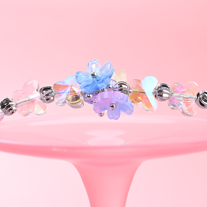 Aurora flower cluster light blue MAB078-F