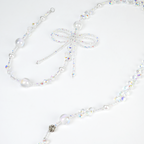 Dreamy Pearl Bow Long Chain-QAB149