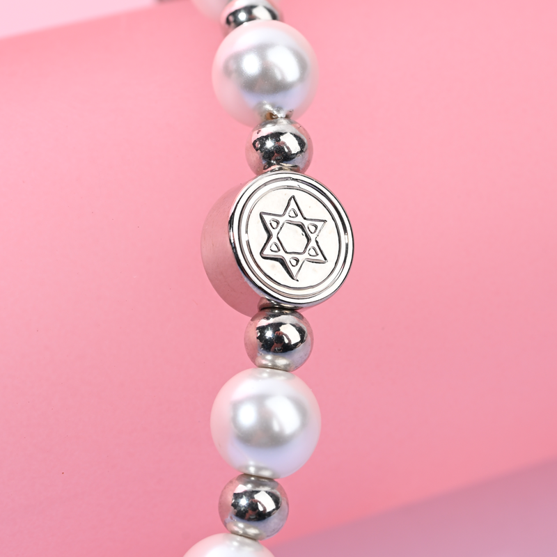 Pink and white heart	MAB088-B