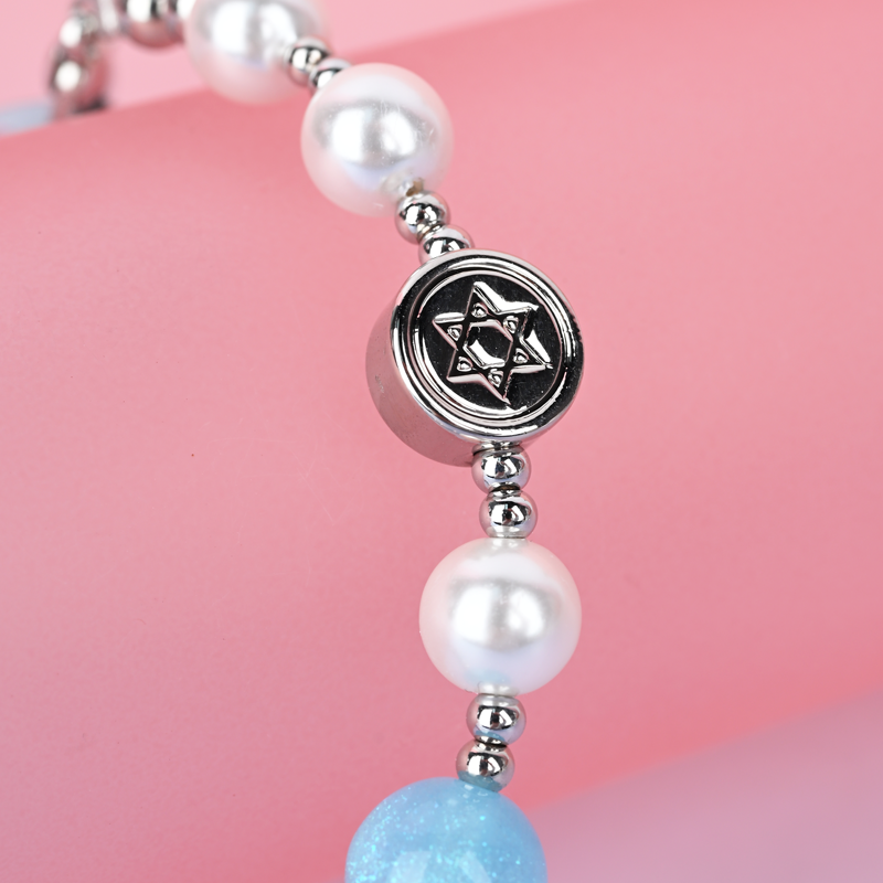 Lake Blue Sparkling Butterfly Knot MAB115-F