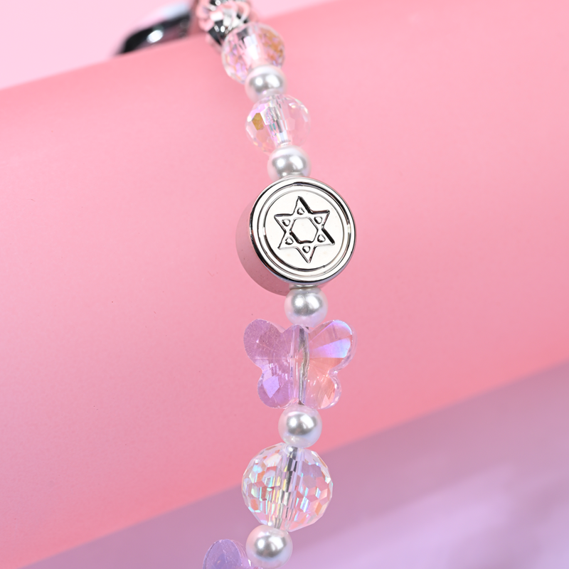 Transparent Pink Star MAB091-B
