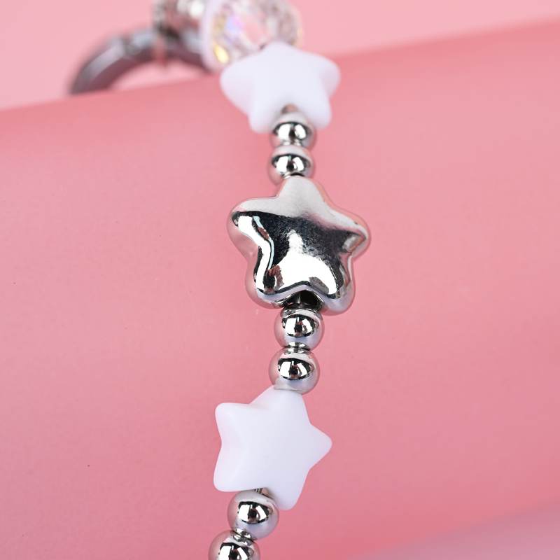 White sparkling stars MAB111-B