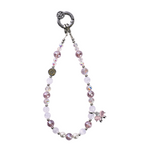 Pink Crystal Butterfly Chain-QAB191