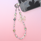 Transparent green bow MAB059-D