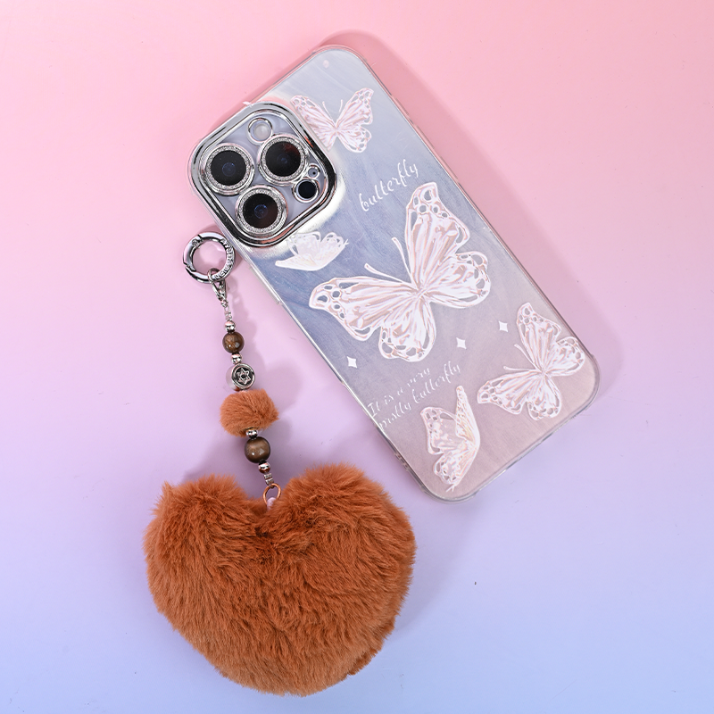 Caramel heart-shaped bag hanging	MAB101-I