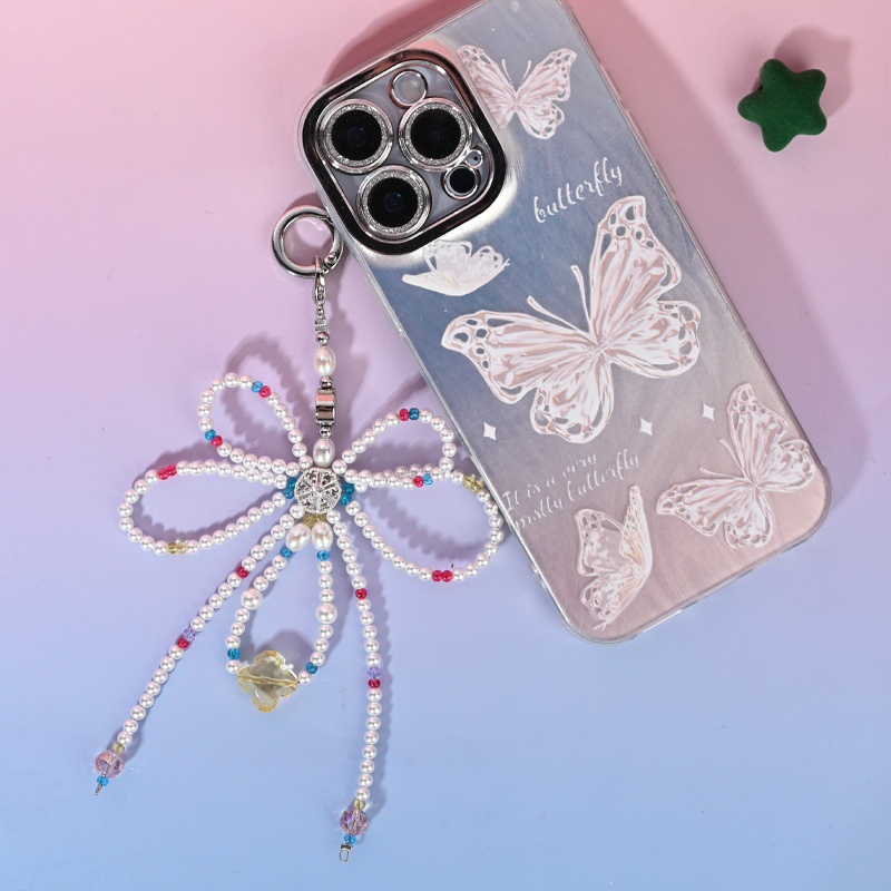 Colorful Crystal Butterfly Bag Hanging MAB136-G