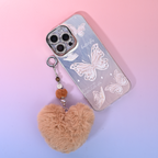Light brown heart-shaped bag hanging	MAB102-I