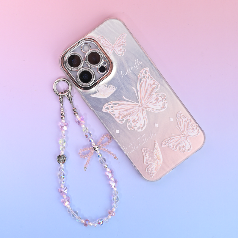 Pink Crystal Butterfly MAB081-B