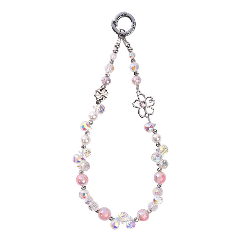 Pink shimmering big flower MAB040-F