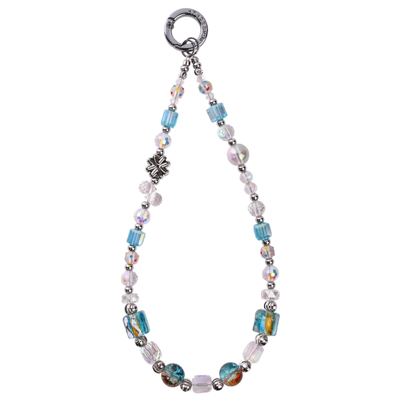 Blue brown colored dots MAB047-G