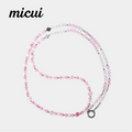 Pink and white star long chain MAB050-H