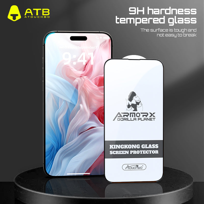 ATB Zeus Series Four corner anti fall Case HD Tempered Film 3IN1 Set